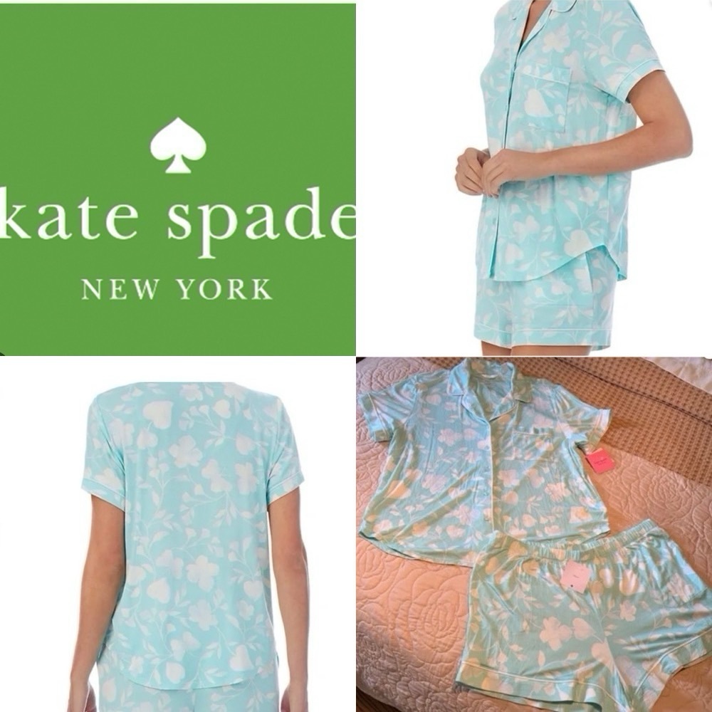 NWT Kate Spade Pajama Set 93% Modal XL